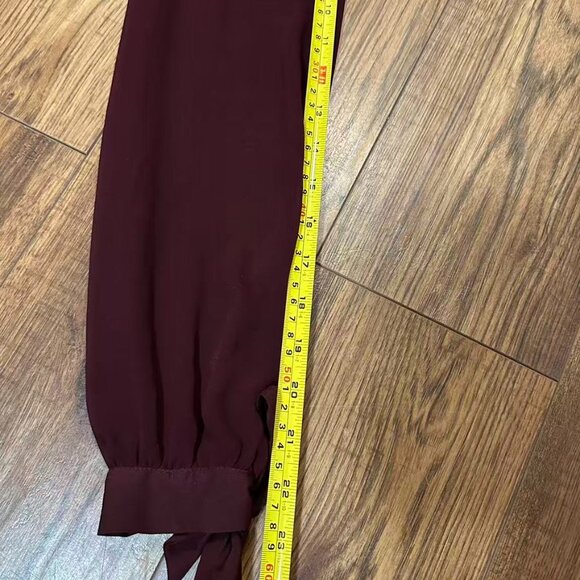 RW&CO. TIE-NECK CHIFFON BLOUSE fits（M/S) - Picture 12 of 14